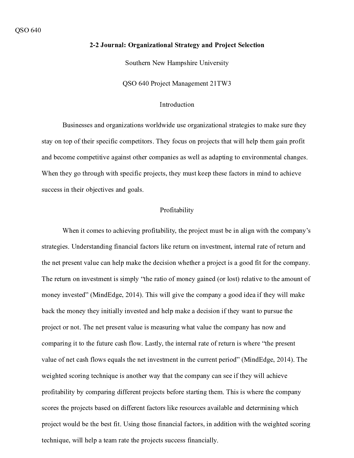 Preview image for 2 2 Journal Organizational strategy.docx  QSO 640  2-2 Journal: Organizational Strategy an